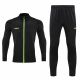 Спортивный костюм для детей Europaw Limber Up Kid 2101 Long zipper чёрно-салатовый, Цвет: черный, Размер производителя: 2XS, изображение 2 Спортивный костюм для детей Europaw Limber Up Kid 2101 Long zipper чёрно-салатовый, Цвет: черный, Размер производителя: 2XS, изображение 2