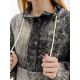 Ветровка Nike W NSW WAVE DYE WVN PO JKT A3 DV7936-010, Цвет: серый, Размер производителя: XS, изображение 4 Ветровка Nike W NSW WAVE DYE WVN PO JKT A3 DV7936-010, Цвет: серый, Размер производителя: XS, изображение 4