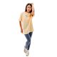 Футболка Nike W NSW TEE BF MS FD1129-294, Колір: жовтий, Розмір виробника: L, зображення 4 Футболка Nike W NSW TEE BF MS FD1129-294, Колір: жовтий, Розмір виробника: L, зображення 4