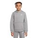 Худи Nike B NSW HOODIE PO CLUB BV3757-091, Цвет: серый, Размер производителя: 122-128 Худи Nike B NSW HOODIE PO CLUB BV3757-091, Цвет: серый, Размер производителя: 122-128