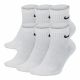 Шкарпетки Nike U NK EVERYDAY CSH ANKL 6PR 132 SX7669-100, Колір: білий, Розмір: 46-50 Шкарпетки Nike U NK EVERYDAY CSH ANKL 6PR 132 SX7669-100, Колір: білий, Розмір: 46-50
