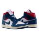 Кросівки Jordan 1 Mid BQ6472-146, Колір: синій, Розмір виробника: 39, зображення 2 Кросівки Jordan 1 Mid BQ6472-146, Колір: синій, Розмір виробника: 39, зображення 2