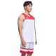 Комплект баскетбольної форми біло-червоний KELME 8252LB1002.9107