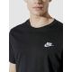 Футболка Nike M NSW CLUB TEE AR4997-013, Колір: чорний, Розмір виробника: L, зображення 3 Футболка Nike M NSW CLUB TEE AR4997-013, Колір: чорний, Розмір виробника: L, зображення 3