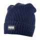 Шапка PUMA Ribbed Classic Cuff Beanie 2403802, Колір: синій, Розмір: Дорослий