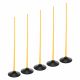 Стійки для дриблінгу з підставками (набір 5 шт) жовтий, Колір: жовтий