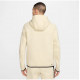 Толстовка Nike M TCH FLC FZ WR HOODIE HV0949-234, Колір: бежевий, Розмір виробника: S, зображення 2